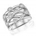 1.50 ct Ladies Round Cut Diamond Anniversary Ring In Bezel Setting