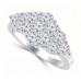 2.50 ct Ladies Round Cut Diamond Anniversary Ring in Prong Setting