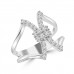 0.50 ct Ladies Round Cut Diamond Anniversary Ring in Prong Setting