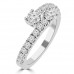 0.95 ct Ladies Round Cut Diamond Anniversary Wedding Band Ring 