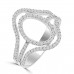 0.75  ct Ladies Brilliant Cut Diamond Anniversary Ring