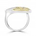 0.42 ct Ladies Two Tone Round Cut Diamond Anniversary Wedding Band Ring ( G-H Color SI-1 Clarity)