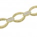 1.08 ct Ladies Round Cut Diamond Designer Bracelet in 14 kt Yellow Gold