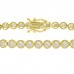 1.55 ct Ladies Round Cut Diamond Tennis Bracelet in 14 kt Yellow Gold 