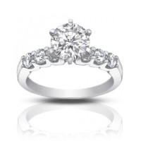 1.35 ct Ladies Round Diamond Engagement Ring