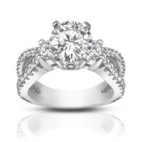 1.75 ct Ladies Round Cut Diamond Engagement Ring