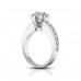 1.35 ct Ladies Round cut Diamond Engagement Ring 