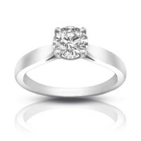 1.25 ct Ladies Round Cut Diamond Solitaire Engagement Ring 