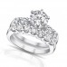 2.05 ct Round Diamond Engagement Ring With Wedding Band