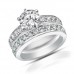 2.10 ct Ladies Round cut Diamond Engagement Ring 