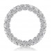 4.18 ct Ladies Round Cut Diamond Eternity Wedding Band Ring
