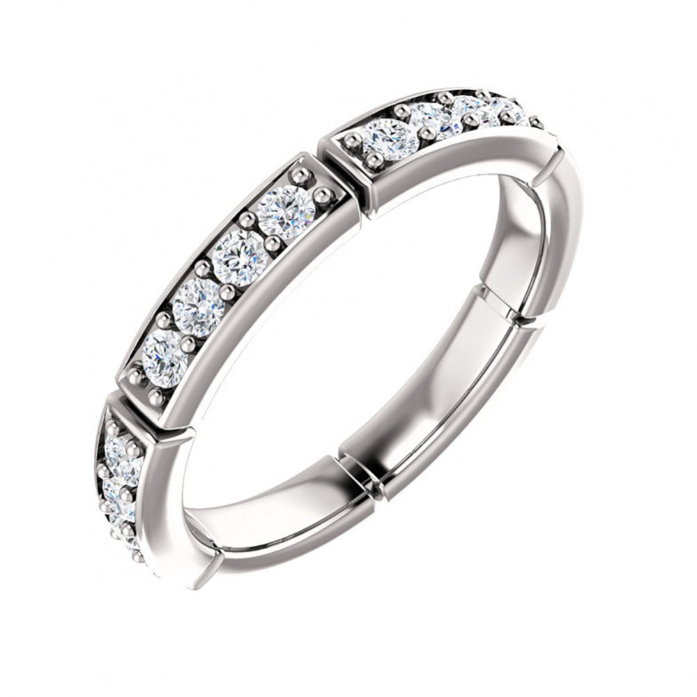 1.70 ct Ladies Round Cut Diamond Eternity Wedding Band Ring