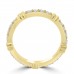 0.65 ct Ladies Round Cut Diamond Eternity Wedding Band Ring Yellow Gold