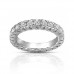 1.50 ct Round Cut Diamond Eternity Wedding Band Ring 