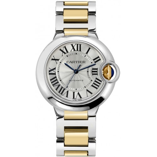 Cartier Ballon Bleu Ladies Gold & Steel Watch W2BB0012