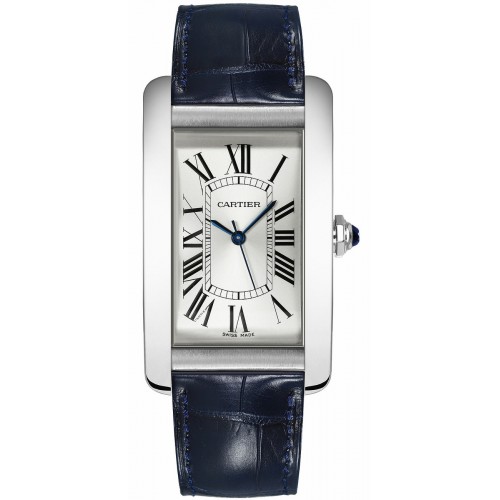 Cartier Tank Americaine Silver Dial Men's Casual Watch WSTA0018 Cartier Tank Americaine Silver Dial Men's Casual Watch WSTA0018
