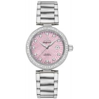 Omega De Ville Ladymatic Pearl Pink Dial & Diamond Women's Luxury Watch 42535342057001