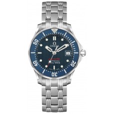 Omega Seamaster Blue Dial Women's Divers Watch 22248000