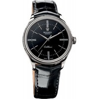 Rolex Cellini Time Black Dial Watch