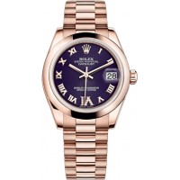 Rolex Datejust 31 Purple Dial Women's Watch 178245-PURRP