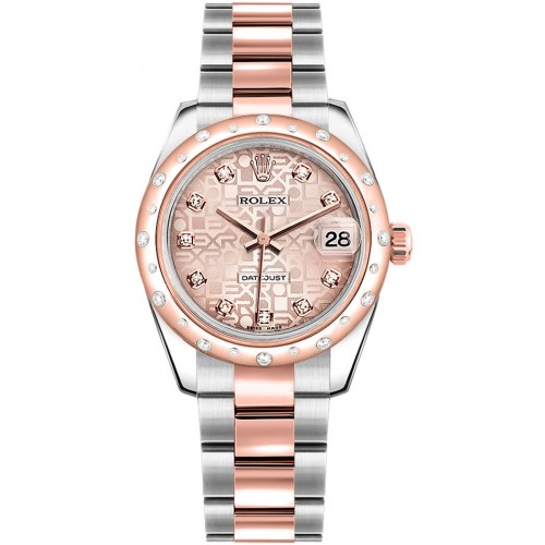 Rolex Datejust 31 Automatic Pink Diamond Jubilee Watch 178341-PNKJDO