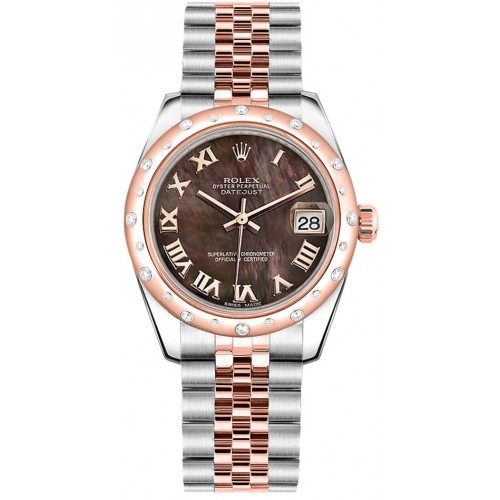 Rolex Datejust 31 Automatic Rose Gold & Steel Watch 178341-BMOPRJ