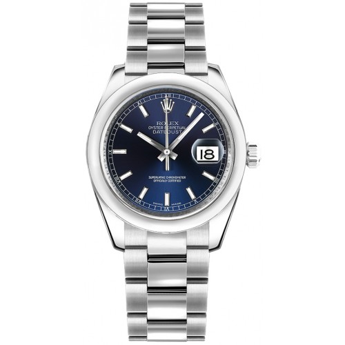 Rolex Datejust 31 Blue Dial Oyster Bracelet Watch 178240-BLUSO