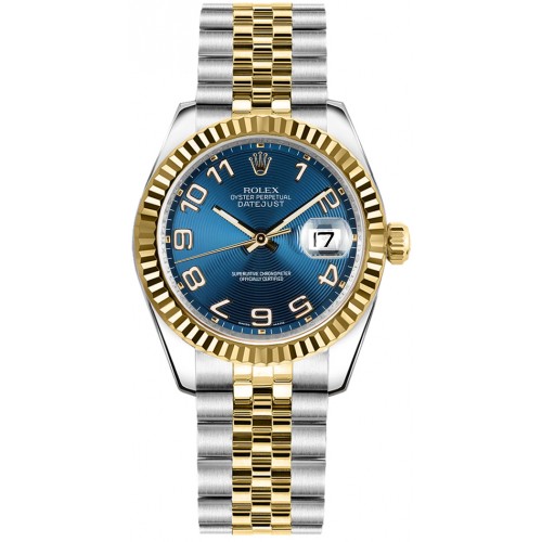 Rolex Datejust 31 Blue Dial Women's Watch 178273-BLUCAJ