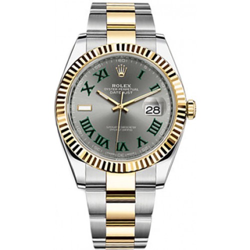 Rolex Datejust 41 Fluted Bezel Men's Watch 126333-SLTRO