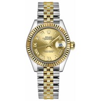 Rolex Lady-Datejust 28 Gold & Steel Women's Watch 279173-CHPRJ
