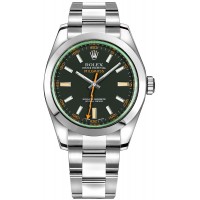 Rolex Milgauss Stainless Steel Men's Watch 116400-GRNSDO