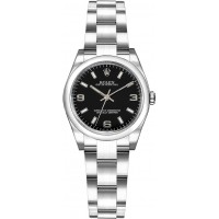 Rolex Oyster Perpetual 26 Steel Women's Watch 176200-BLKSAO
