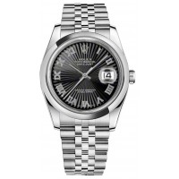  Rolex Datejust 36 Roman Numeral Dial Watch 116200-BKSRDJ