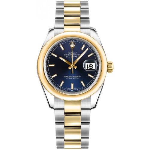 Rolex Datejust 31 Blue Dial Oyster Bracelet Watch 178243-BLUSO