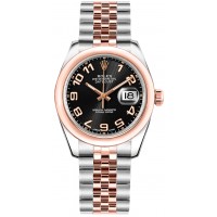 Rolex Datejust 31 Gold & Steel Watch 178241-BLKCAJ