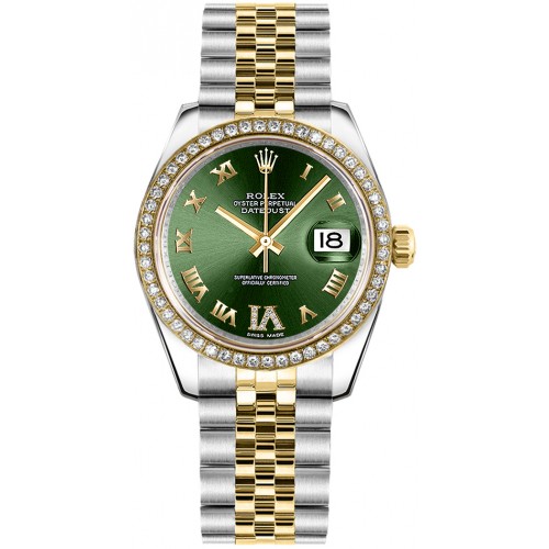 Rolex Datejust 31 Green Dial Women's Watch 178383-OGRNRDRJ