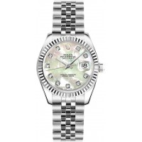 Rolex Lady-Datejust 26 Women's Mop Watch 179174-MOPDJ