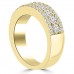 1.60 ct Ladies Round Cut Diamond Anniversary Ring in 14 kt Yellow Gold