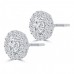 2.25 Ct Ladies Round Cut Diamond Stud Earring In 14 kt White Gold