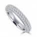 2.50 ct Ladies Round Cut Diamond Semi Mounting Set Engagement Ring in 14 kt White Gold