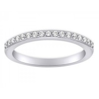 0.40 ct Ladies Round Cut Diamond Wedding Band Ring