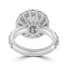 2.61 ct Ladies Round Cut Diamond Anniversary Ring in 14 kt White Gold