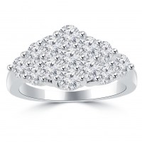 2.50 ct Ladies Round Cut Diamond Anniversary Ring in Prong Setting