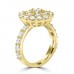 2.61 ct Ladies Round Cut Diamond Anniversary Ring in 14 kt Yellow Gold