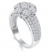 2.00 ct Ladies Round Cut Diamond Anniversary Ring in Prong Setting