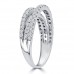 0.90 ct Ladies Round Cut Diamond Anniversary Wedding Band Ring in 14 kt White Gold