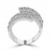 1.50 ct Ladies Round Cut Diamond Anniversary Wedding Band Ring in 14 kt White Gold