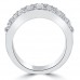 1.60 ct Ladies Round Cut Diamond Anniversary Ring