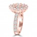 2.61 ct Ladies Round Cut Diamond Anniversary Ring in 14 kt Rose Gold