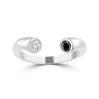 0.35 ct Ladies Round Cut Diamond Wedding Band Ring in 14k White Gold